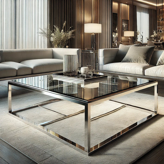 Eclipse Glass-Top Coffee Table