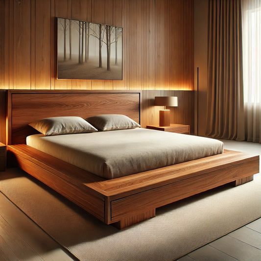 Walnut Platform Bed