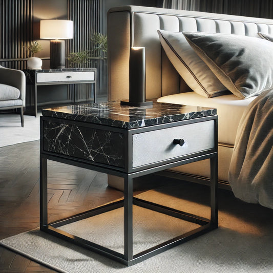 Marble Top Nightstand