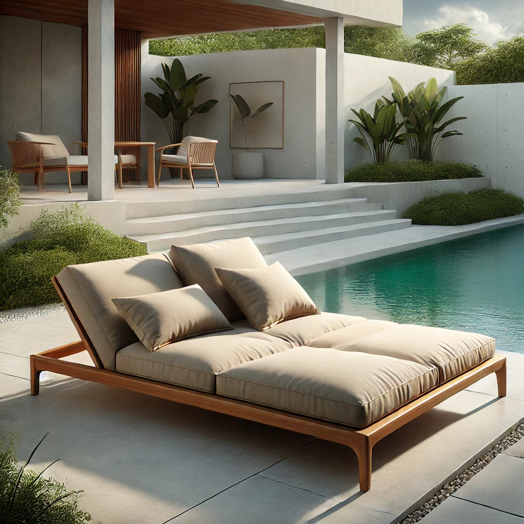 Santorini Luxe Outdoor Sunbed