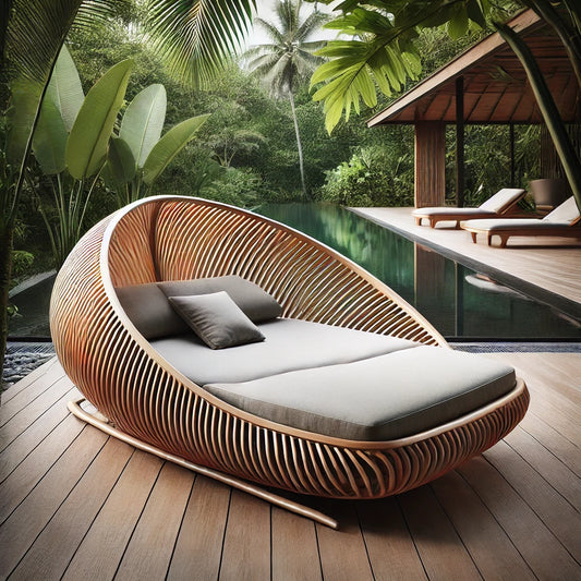 Leaf Bamboo Sunbed