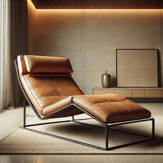 Tan Leather Recliner